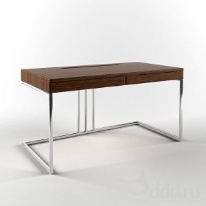 ARAH ESCRITORIO DE CASA CONCEPTO – ACERO INOXIDABLE CON TABLERO ENCHAPADO