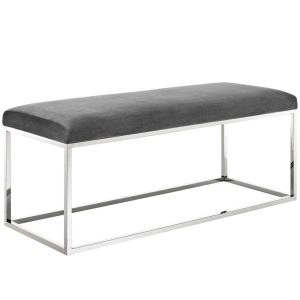 BANQUETA BONYU – RECTANGULAR DE ACERO Y TAPIZADO