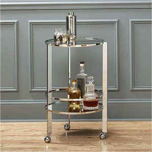 CARRO BAR JONHY - ACRO INOXIDABLE 35 X 75 CM