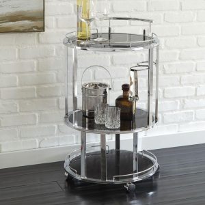 CARRO BAR NELLY – ACERO INOXIDABLE 35 X 75 CM