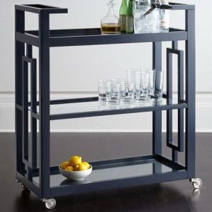 CARRO BAR ROBER – METAL NEGRO 60 X 32 X 80 CM