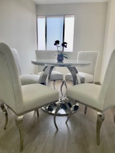 MESA COMEDOR DE ACERO INOXIDABLE COLINS