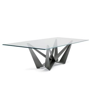 MESA DE COMEDOR MARIPOSA - METAL NEGRO MATE