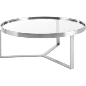 MESA DE CENTRO AGUSTIN – CIRCULAR DE ACERO SATINADO