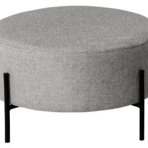 PUFF TOJENU – REDONDO CON BASE DE METAL COLOR NEGRO