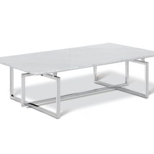MESA DE CENTRO STRIP – RECTANGULAR CON TABLERO DE MARMOL